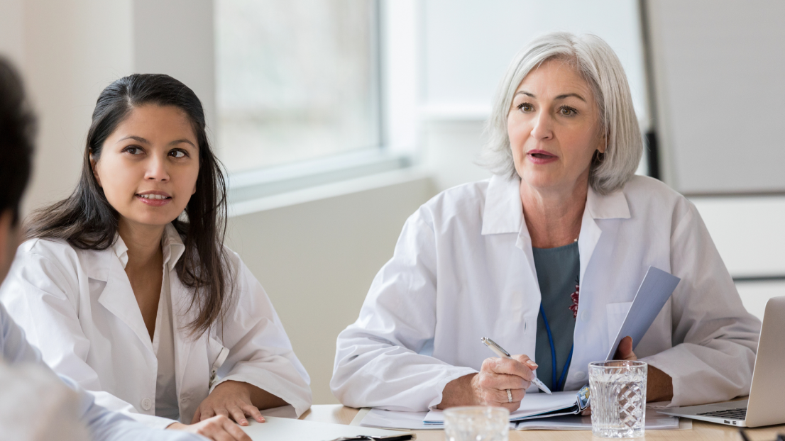 Doctors in a meeting