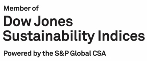 Member of Dow Jones Sustainability Indices